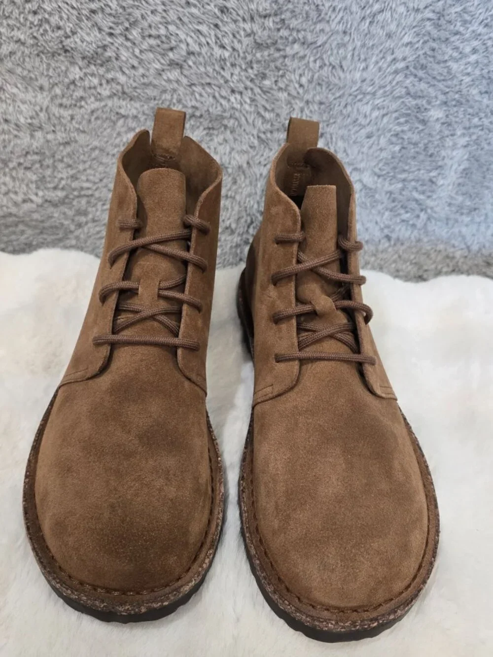 Birkenstock Uppsala Mid Dark Tea Brown Suede Men's Size 43 Regular/Wide or US 10